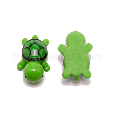 Мини-черепаховые украшения из смолы RESI-WH0015-19B-01-1