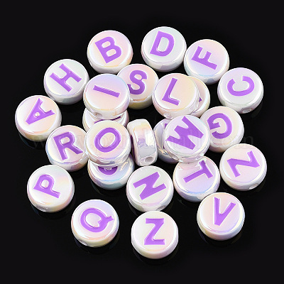 Акриловые бусины с УФ-эмалью PACR-N015-01B-1