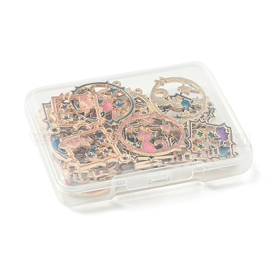 24шт 6 стиля подвески из сплава с эмалью FIND-FS0002-67-1