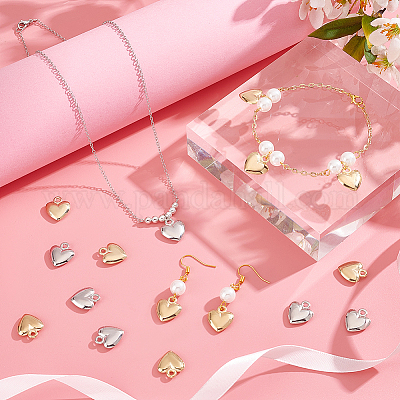 160шт 2-х цветные пластиковые подвески ccb KY-GA0001-31-1