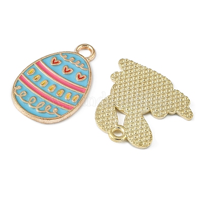 22шт 11 стиля подвески из сплава с эмалью ENAM-FS0001-43-1