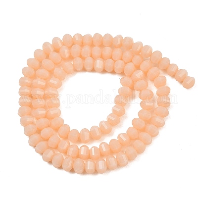 Непрозрачное стекло бисер нитей&nbsp;GLAA-G125-01B-05-1