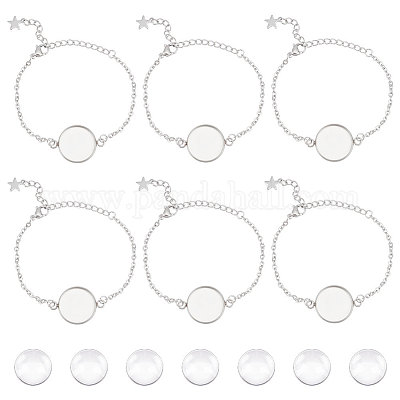 Набор для изготовления браслета с пустым куполом своими руками DIY-UN0004-28-1