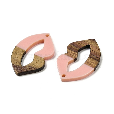 Подвески из смолы и ореха WOOD-I013-04A-1