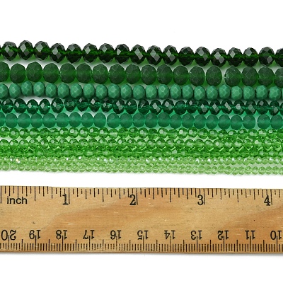 Стеклянные бусины с гальваническим покрытием  EGLA-FS0001-42B-1