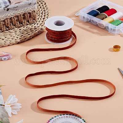 10 ярд односторонней бархатной ленты SRIB-LP0001-02M-1