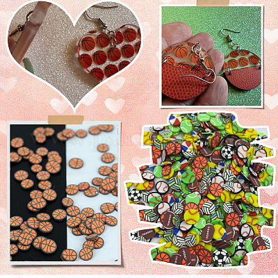 1 набор кабошонов из полимерной глины CLAY-SC0002-39A-1