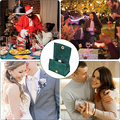 1 шт арочные бархатные коробки для хранения ювелирных изделий CON-GF0001-17A-1