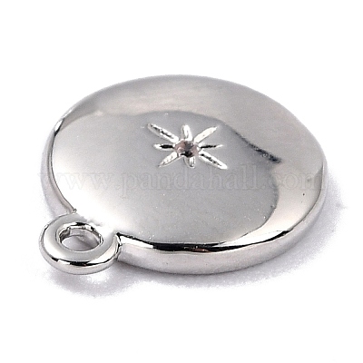 Латунные микро проложить кубического циркония подвески ZIRC-I054-13P-03-1