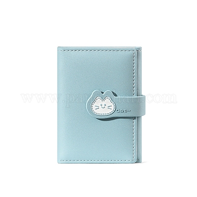 Portafogli in pelle PU con bottone automatico&nbsp;PW-WGC3DE8-05-1