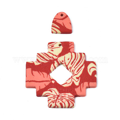 Полимерной глины ручной работы подвески CLAY-N010-038B-1