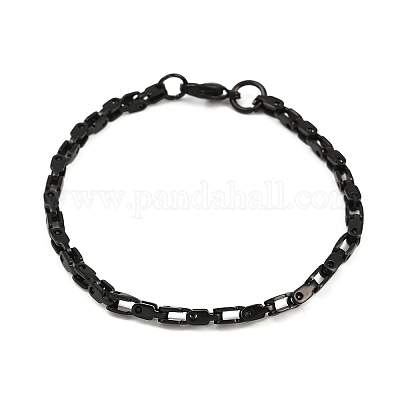 Браслеты-цепочки из нержавеющей стали 201 звено для мужчин и женщин BJEW-B143-03EB-1