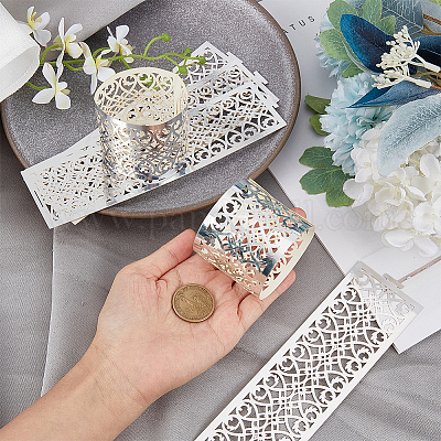 Металлические кольца для бумажных салфеток AJEW-WH0270-56A-1