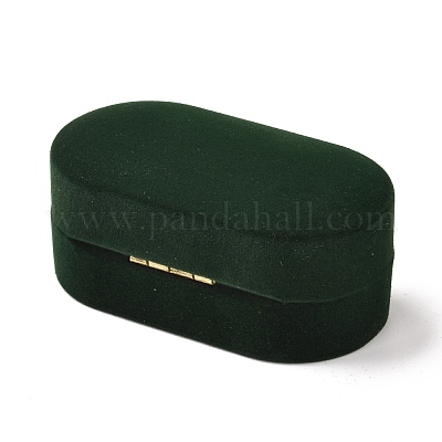 Прямоугольник бархат пара колец коробка CON-P013-A01-B-1