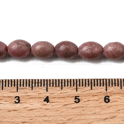 Природные родонит бисер нитей G-K362-I05-02-1