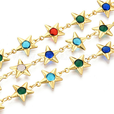 Латунные звездчатые цепи CHC-N023-07E-G-1