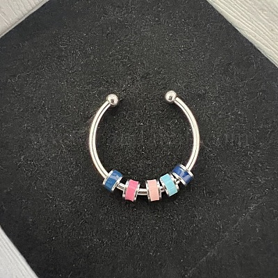 Диск из нержавеющей стали 304 с эмалированными бусинами FS-WGAD8B0-02-1