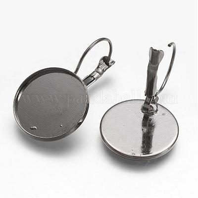 Сеттинги Leverback серьги латунь KK-H024-B-1