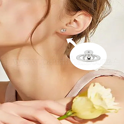 4 шт. Латунные гайки для ушей KK-LP0004-04P-1