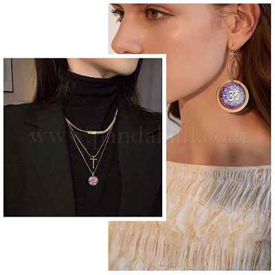 Кабошоны из стекла GGLA-R040-25mm-03-1