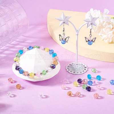 330шт 11 цвета гальванические стеклянные бусины EGLA-TA0001-94-1