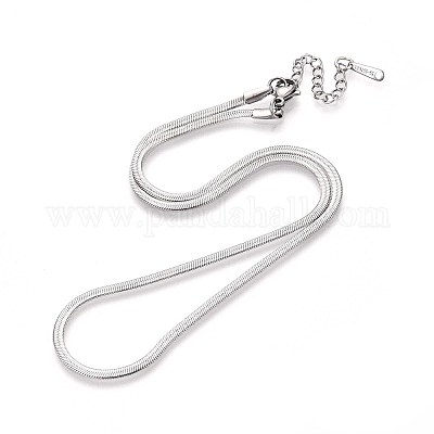 Цепочки-ёлочки из нержавеющей стали 304 толщиной 2.5 мм NJEW-N058-01A-P-1