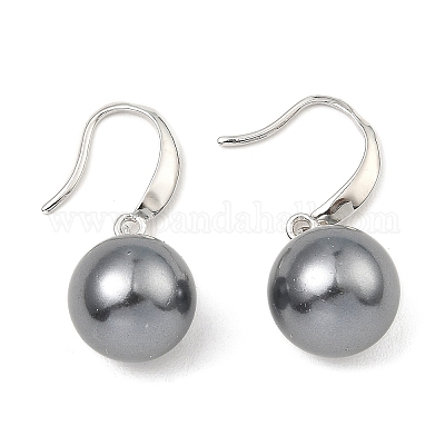 Boucles d'Oreilles Perles noires naturelles pendantes - La paire -  Piercing-Pure