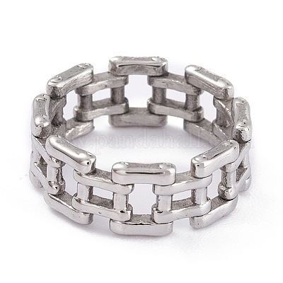 Кольца для пальцев из нержавеющей стали 304 RJEW-K233-05B-P-1