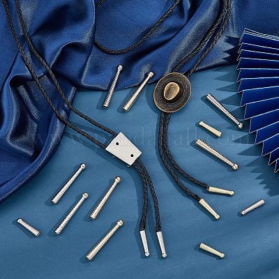 16 шт. 4 стиля наконечников для шнура из цинкового сплава FIND-FH0011-31-1