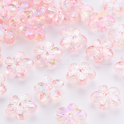 Прозрачные акриловые бусины TACR-S154-45C-902-1