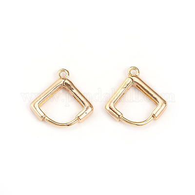 Латунные серьги-обручи KK-I666-15G-1