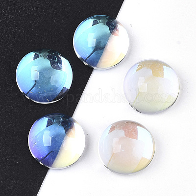 Прозрачные стеклянные кабошоны EGLA-N004-03B-01-1