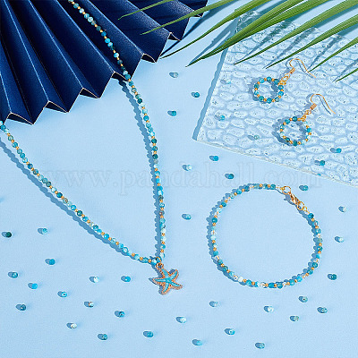 2 нити натуральных апатитовых бусин нити G-OC0004-41-1