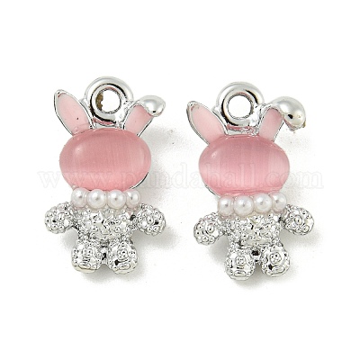 Стеклянные подвески из сплава с покрытием стойки FIND-M033-11-1