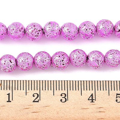 Гальванические бусины из натуральной лавы G-A263-A02-01-1