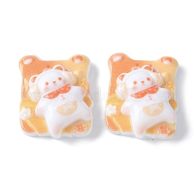 Непрозрачные кабошоны из смолы RESI-Z033-04-1