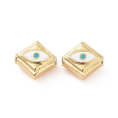 Латунь эмаль бисера&nbsp;KK-L189-19G-1