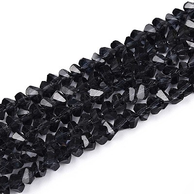 Прозрачные стеклянные бусины GLAA-N018-4mm-30-1