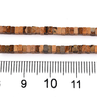 Естественного изображения яшмы бисер нитей G-N342-74-1