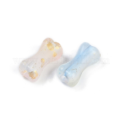 Прозрачные акриловые бусины градиентного цвета OACR-M023-01E-1