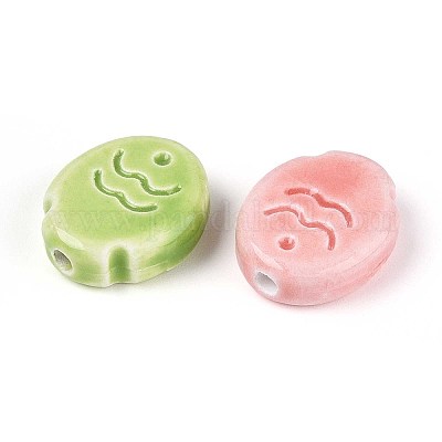 Ручной фарфоровые керамические шарики PORC-T133-24M-1