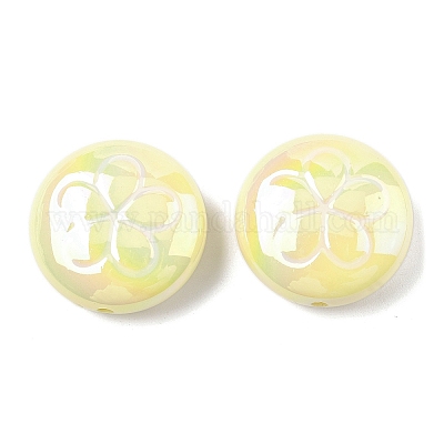 2шт акриловые бусины с УФ-покрытием FIND-C067-03A-1