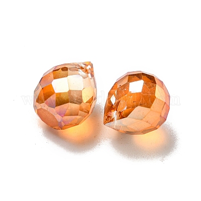 Гальванические стеклянные бусины EGLA-A041-02-FR01-1