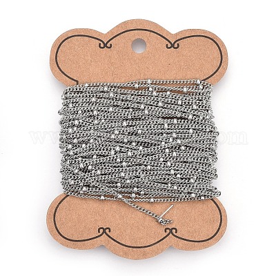 Устойчивые к потускнению цепи из нержавеющей стали 304 с боковым витком/панцирным креплением CHS-L017-05P-1