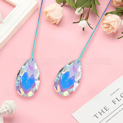 Стеклянный подвесной ловец солнца HJEW-WH20004-13-1