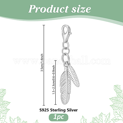 S925 подвесные украшения из стерлингового серебра HJEW-PH02134-1