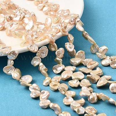 Натуральный жемчуг в стиле барокко кеши PEAR-B004-07A-01A-1