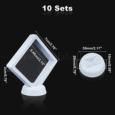 Полиэтиленовый (pe) 3d держатель дисплея с плавающей рамкой ODIS-FH0001-02A-02-1