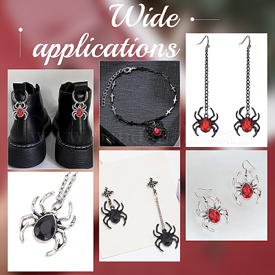 16шт 4 стиля подвески из сплава со стразами RB-WR0001-02-1