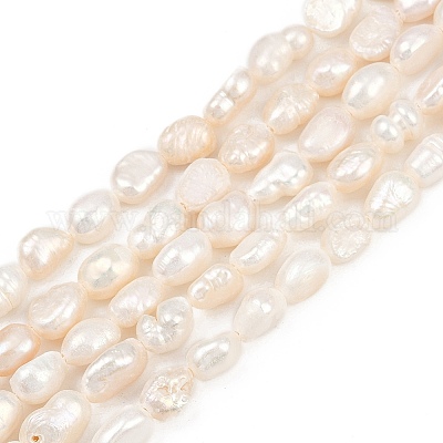 Нити из натурального культивированного пресноводного жемчуга PEAR-P064-20H-02C-1